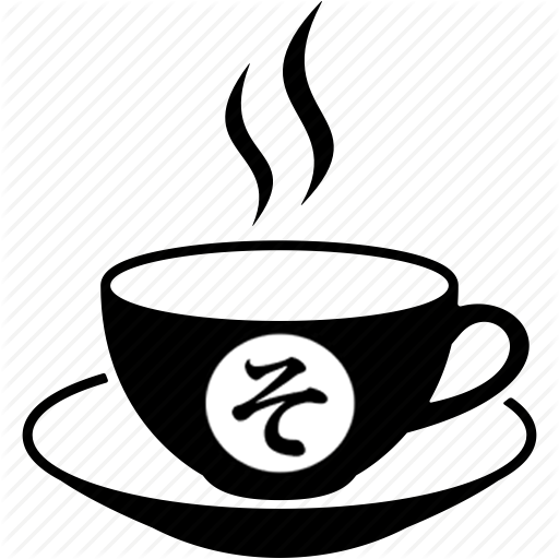 Kanso's Cafe - Coffee Cup Icon Transparent Background (512x512)