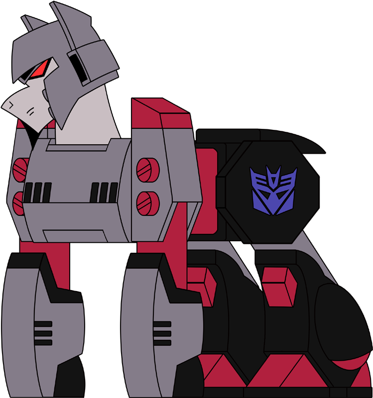 1246004 Artist Combatkaiser Decepticon Megatron Ponified - Filename (860x850)