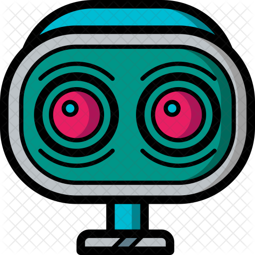 Wide Awake Bot Icon - Vector Graphics (512x512)