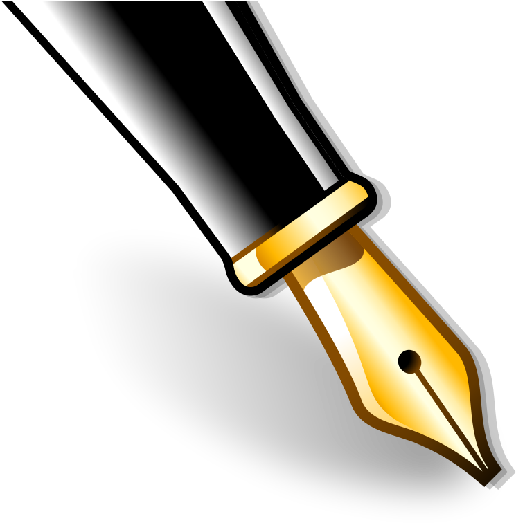 Quill Pen Pictures - Editorial Pen Png (768x768)