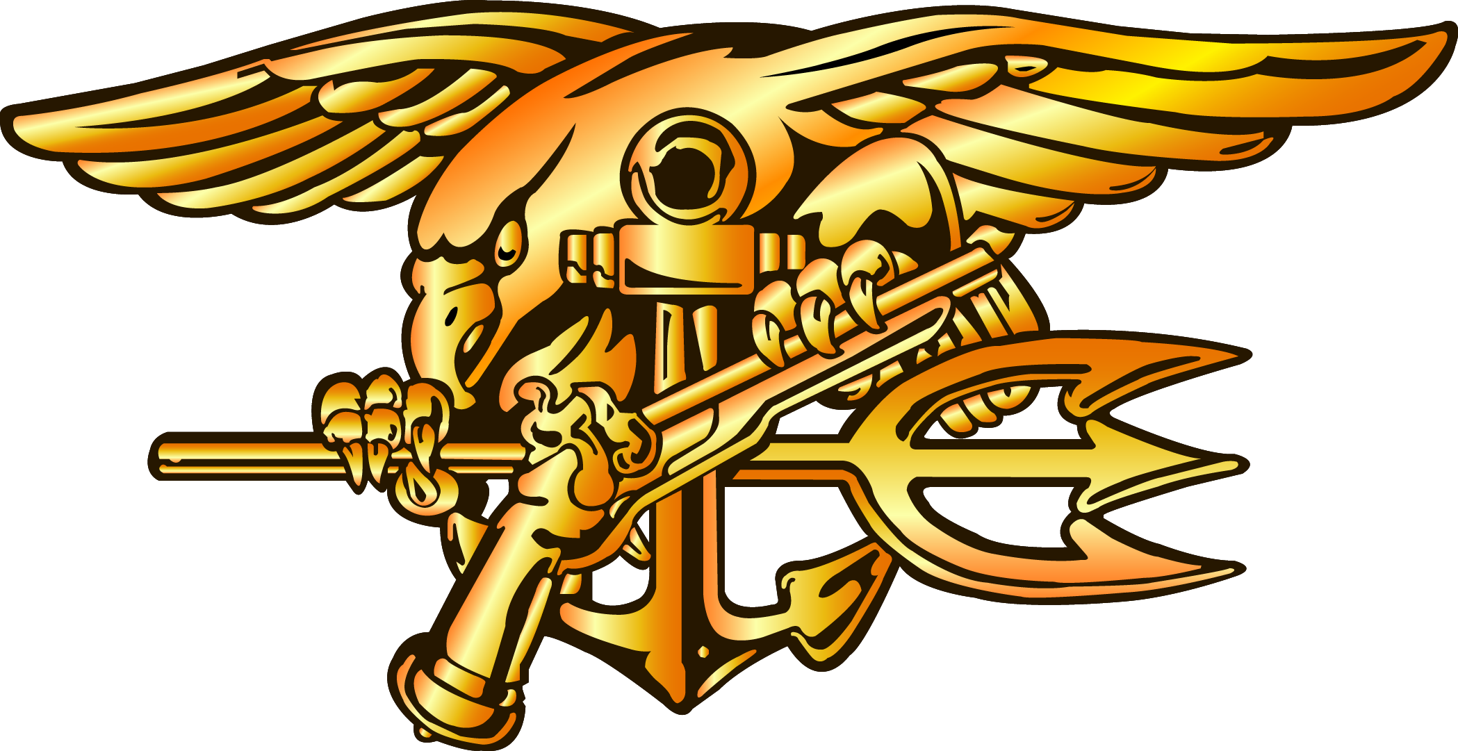 Navy Logo Clip Art Medium Size - Navy Seals Logo Png (2098x1081)