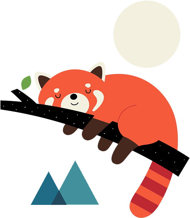 T-shirt Giant Panda Red Panda Art Drawing - Nap Time Art Throw Blanket (691x864)