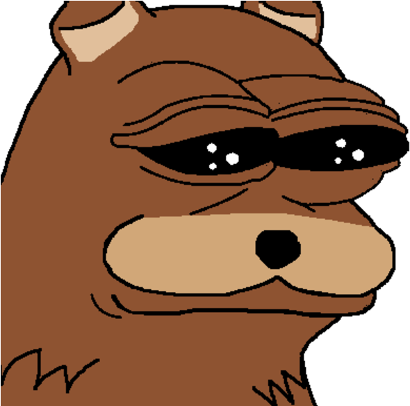 Face Dog Like Mammal Hair Nose Facial Expression Mammal - Pedo Bear Pepe (600x583)