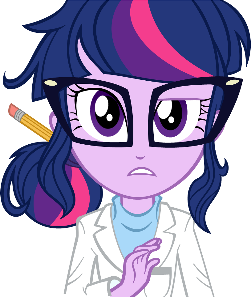 Rebron Y, Clothes, Equestria Girls, Glasses, Lab Coat, - Human Twilight Sparkle Rainbow Rocks (1280x960)