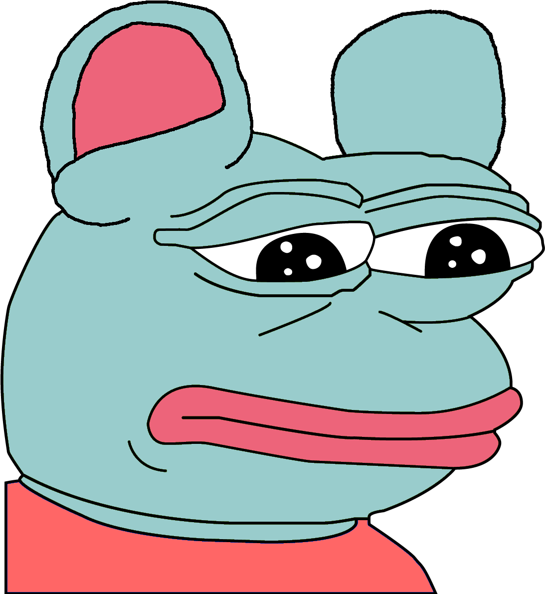 Green Pink Nose Clip Art Smile Fictional Character - Dead Memes Dead Dreams (1092x1204)