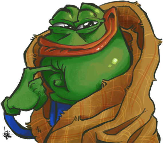 Vertebrate Fictional Character Cartoon Mythical Creature - Dank Pepe The Frogs (600x509)