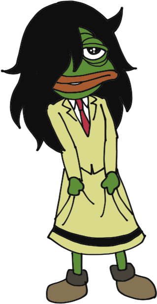 Watamote, Feels Bad Man Pepe As Tomoko Kroaki By Ezsaeger - Feels Bad (400x700)