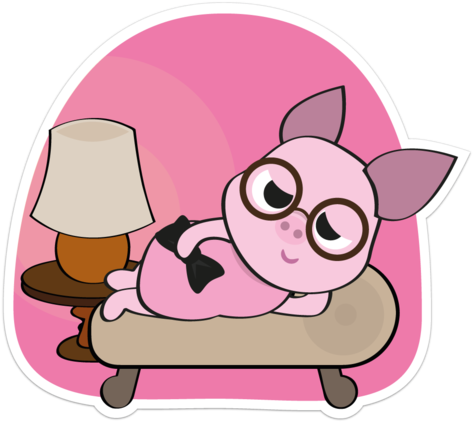 Wide Awake At 3am Because My Body Clock Is A Little - Cartoon (520x520)