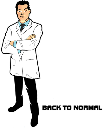 Water Damage Cleanup - Cartoon (352x421)