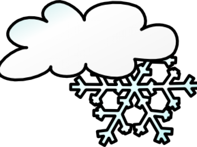 Snow White Clipart Snow Cloud - Snowstorm Clipart (640x480)
