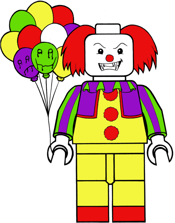 Pennywise Horror Icon By Kung Fu Eyebrow - Cartoon (600x800)