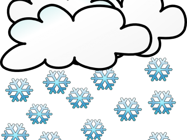Snowfall Clipart - Snowy Clipart (640x480)