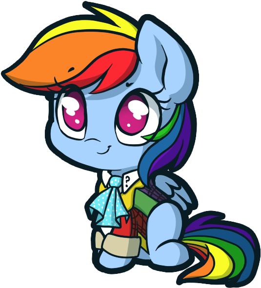 Ashleynicholsart, Chibi, Clothes, Cute, Dashabetes, - Rainbow Dash (600x600)