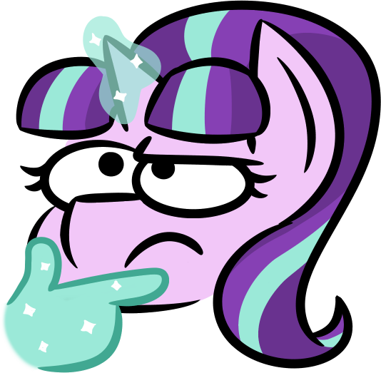 Glimglam, Emoji, Emoticon, Female, Frown, Glowing Horn, - Glimglam, Emoji, Emoticon, Female, Frown, Glowing Horn, (534x523)