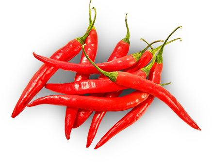 Img - Red Hot Pepper Png (437x335)