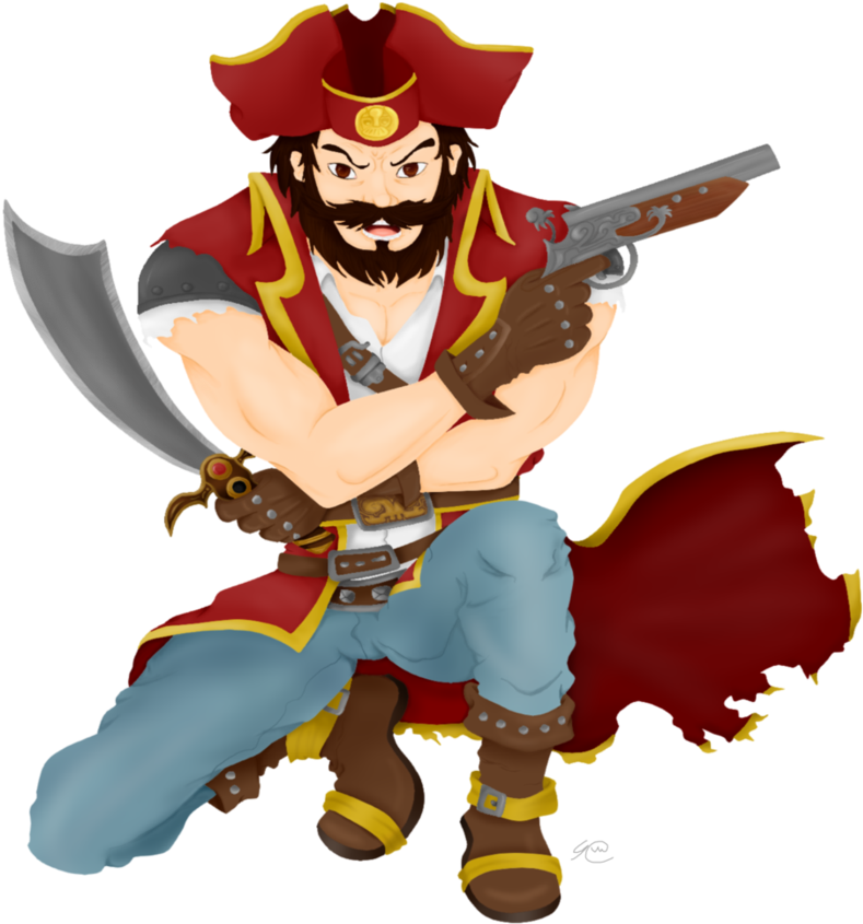 The Saltwater Scourge By Ikite-iru - Gangplank Vector (894x894)