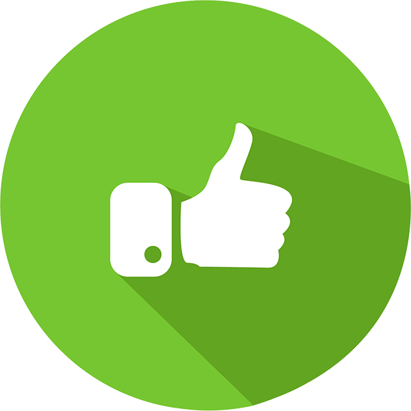How Did We Do - Thumbs Up Down Icon (600x600)