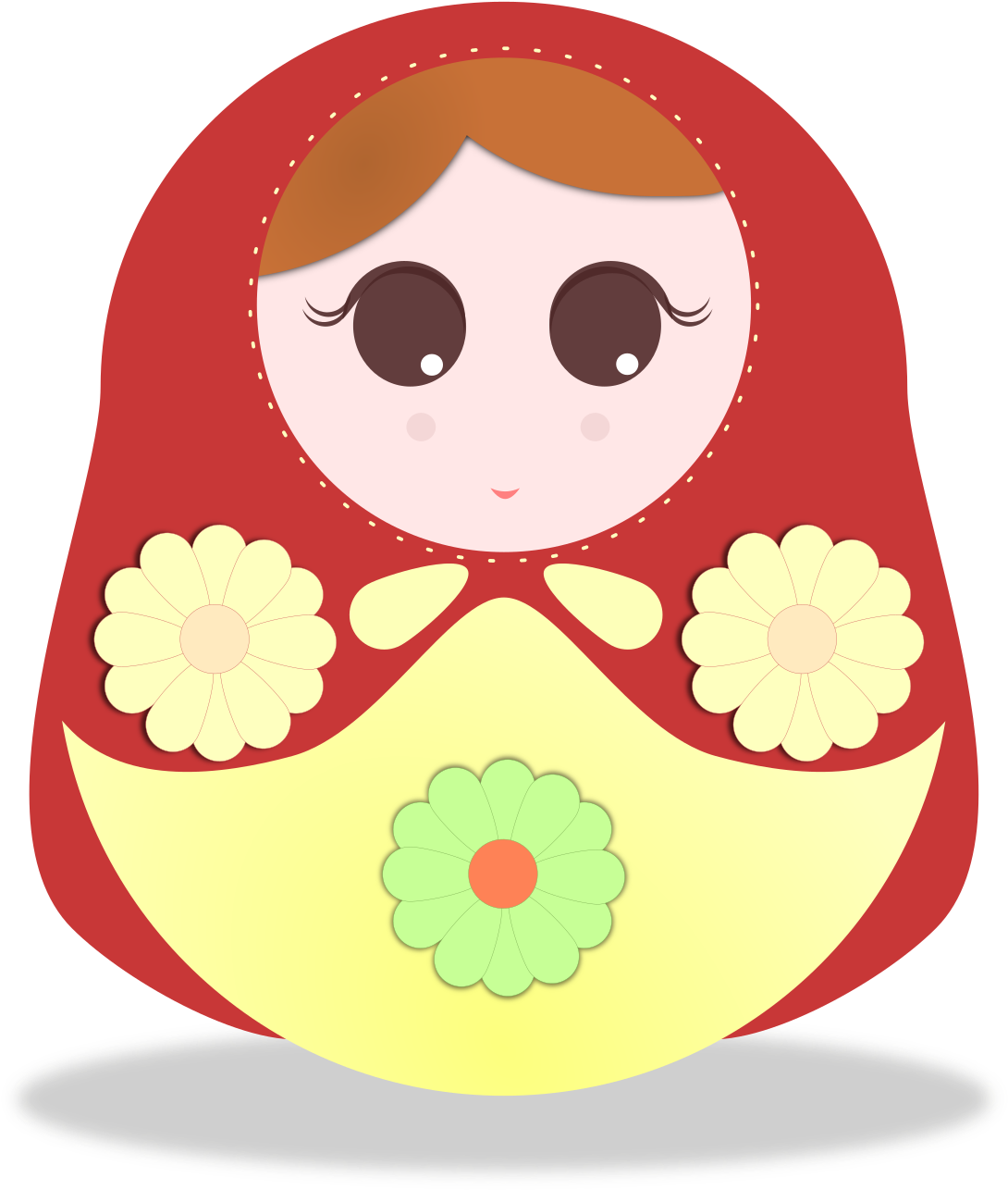 Doll Illustration - Russian Doll Illustration (2400x2400)