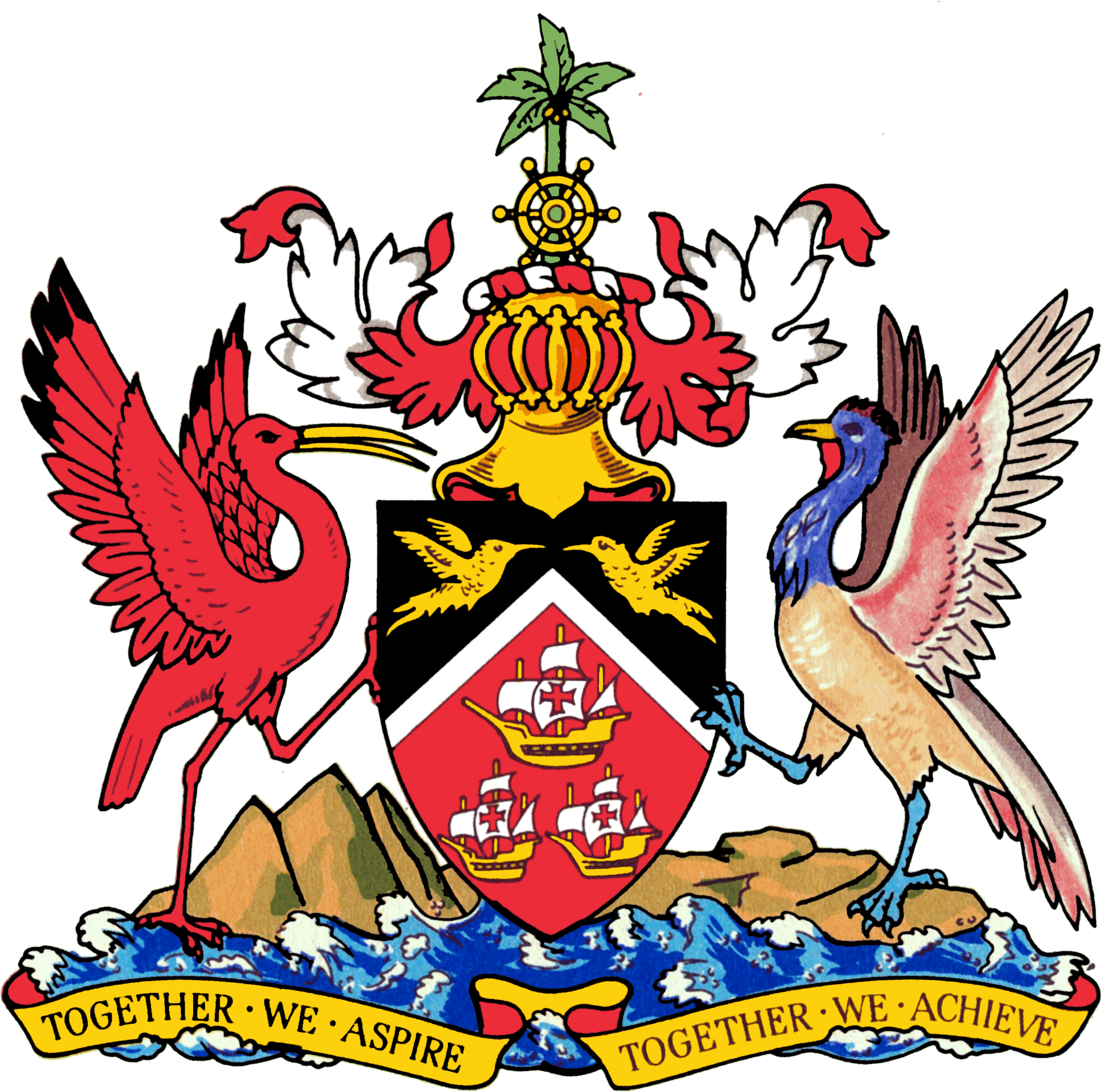 Coat Of Arms Of Trinidad And Tobago - Coat Of Arms Of Trinidad And Tobago (2200x2160)