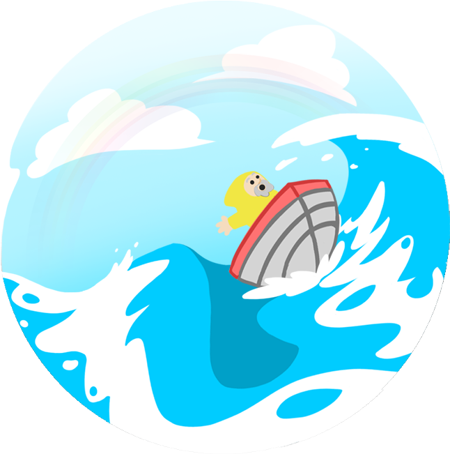 The Old Man And The Sea- Drink Pure Water From A Water - Circle (720x720)
