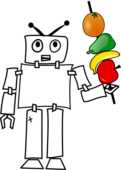 Wild Robot Clip Art (426x598)