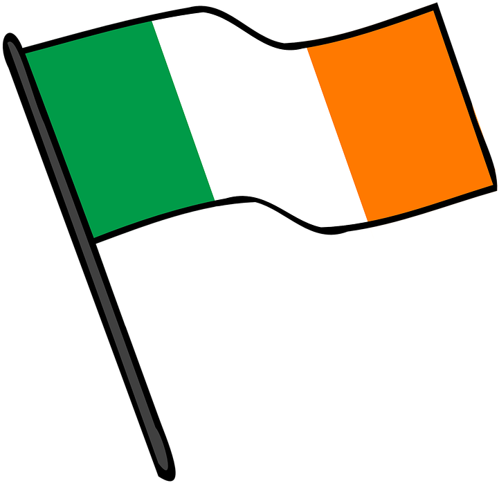 Fishing Pole Clipart 26, - Irish Flag Clip Art (744x720)