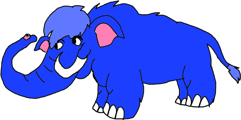 Blue Mastodon By Kallytoonsstudios - Blue Mastodon By Kallytoonsstudios (830x441)