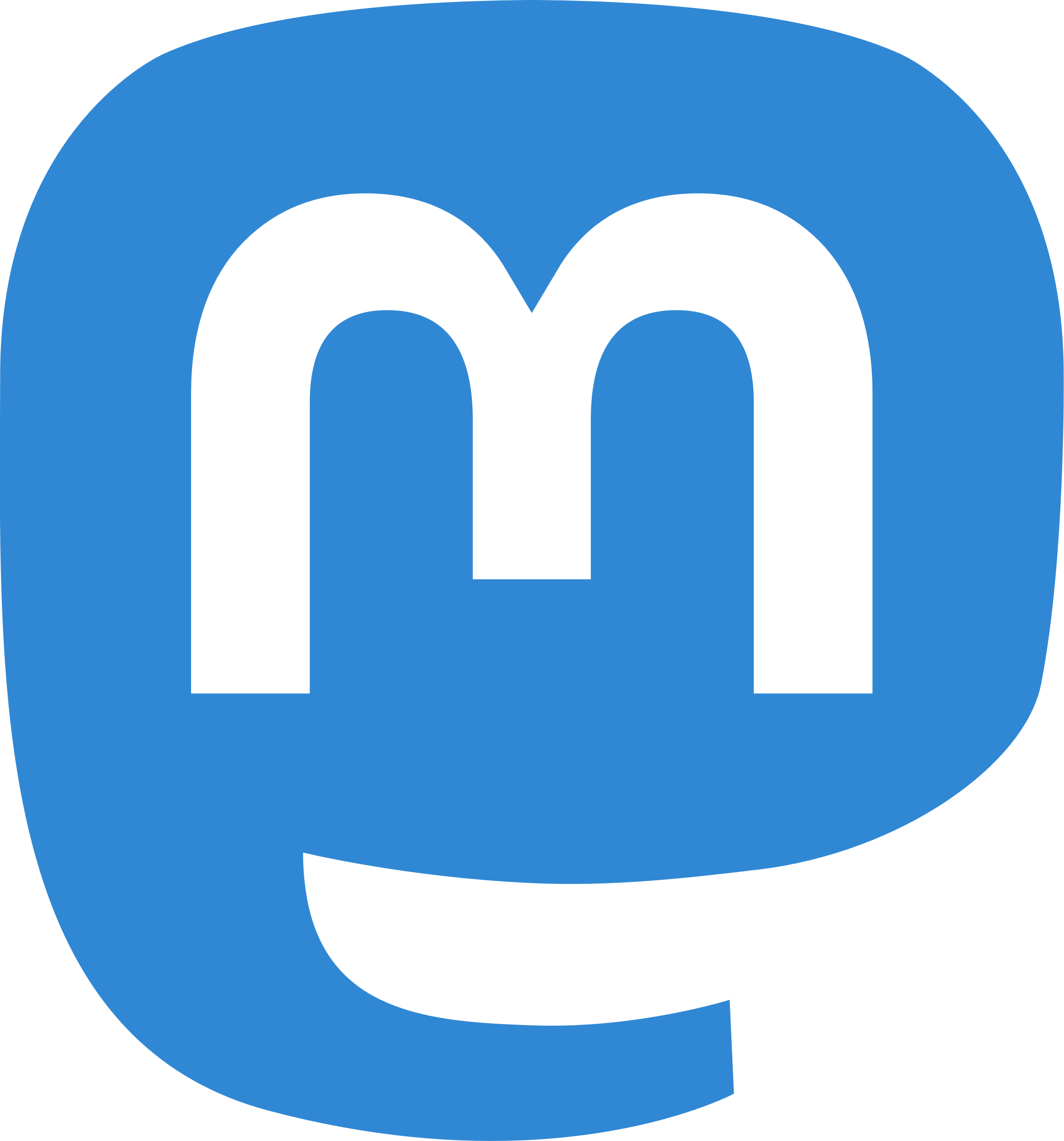 Big Image - Mastodon Social Network Logo (2239x2400)
