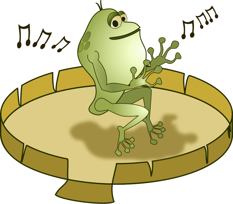 Free Cartoon Frog Dancing Clip Art Gtydgm Clipart - Cartoons Of Singing And Dancing Frogs (800x700)