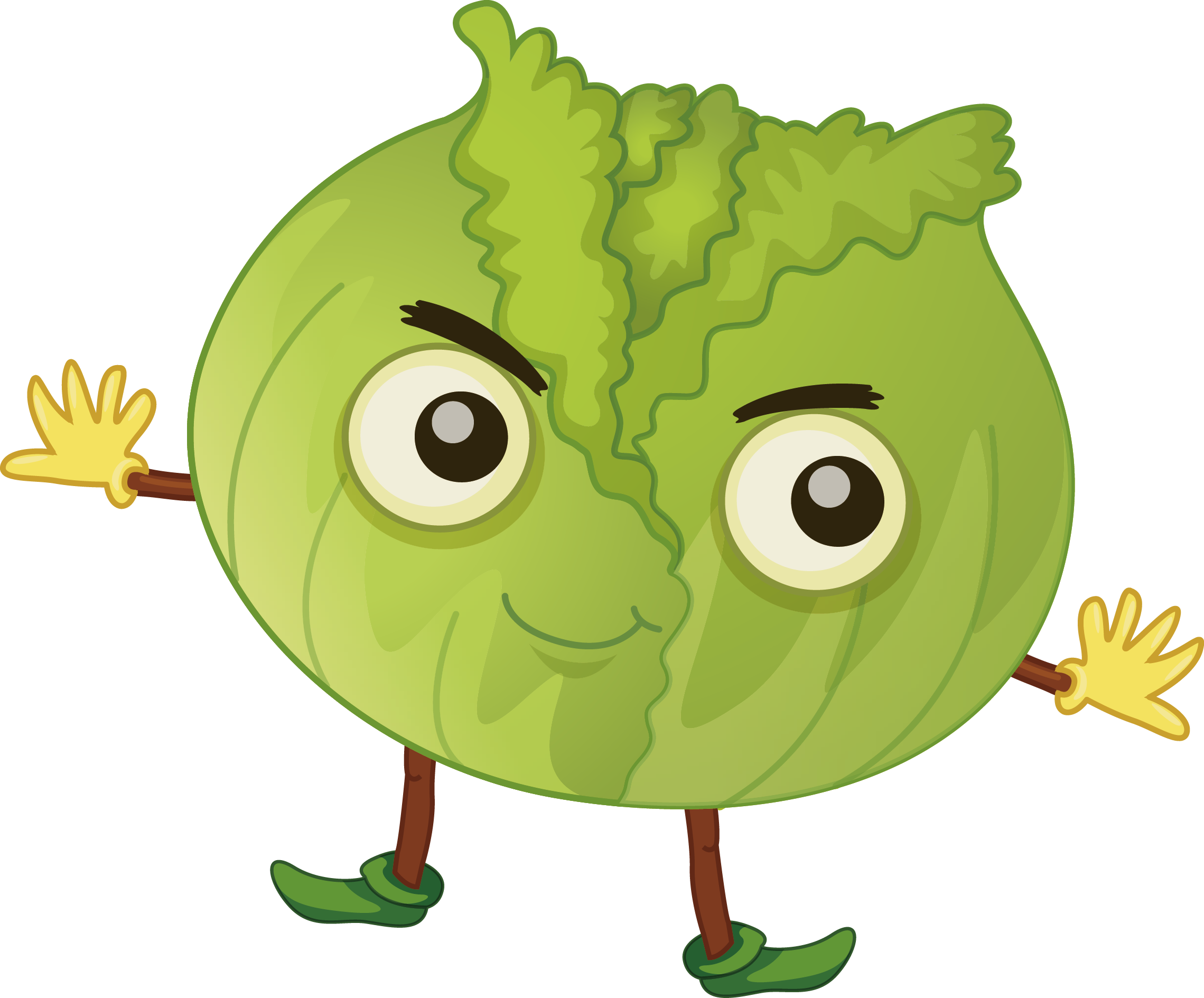 Cabbage Fruit Clip Art - Cabbage Png Animation (2279x1889)