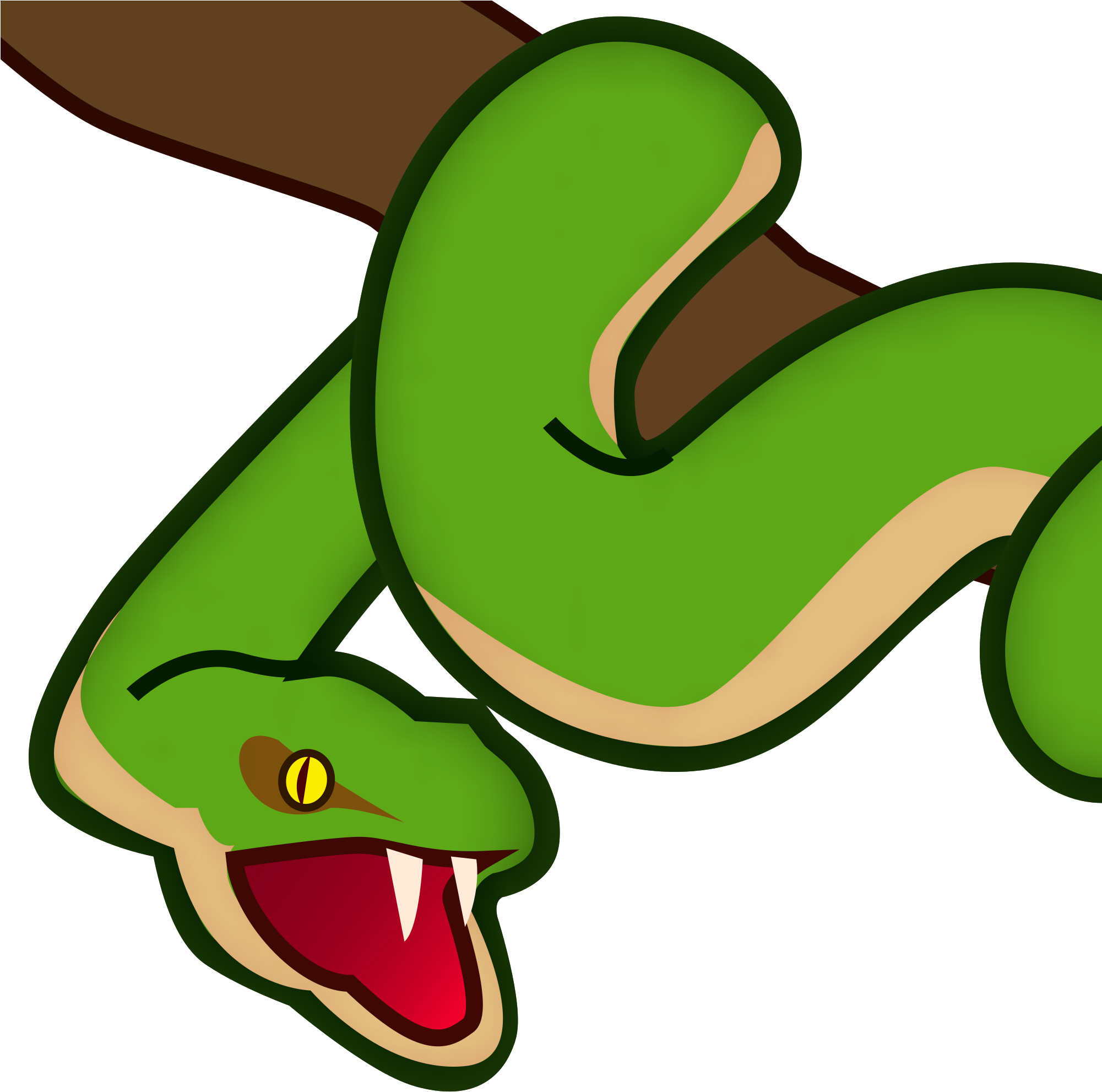 Snake Cartoon 20, Buy Clip Art - Snake Emoji (2000x2000)
