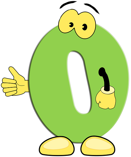 Math Cartoon Images 28, Buy Clip Art - Numero Cero (480x720)