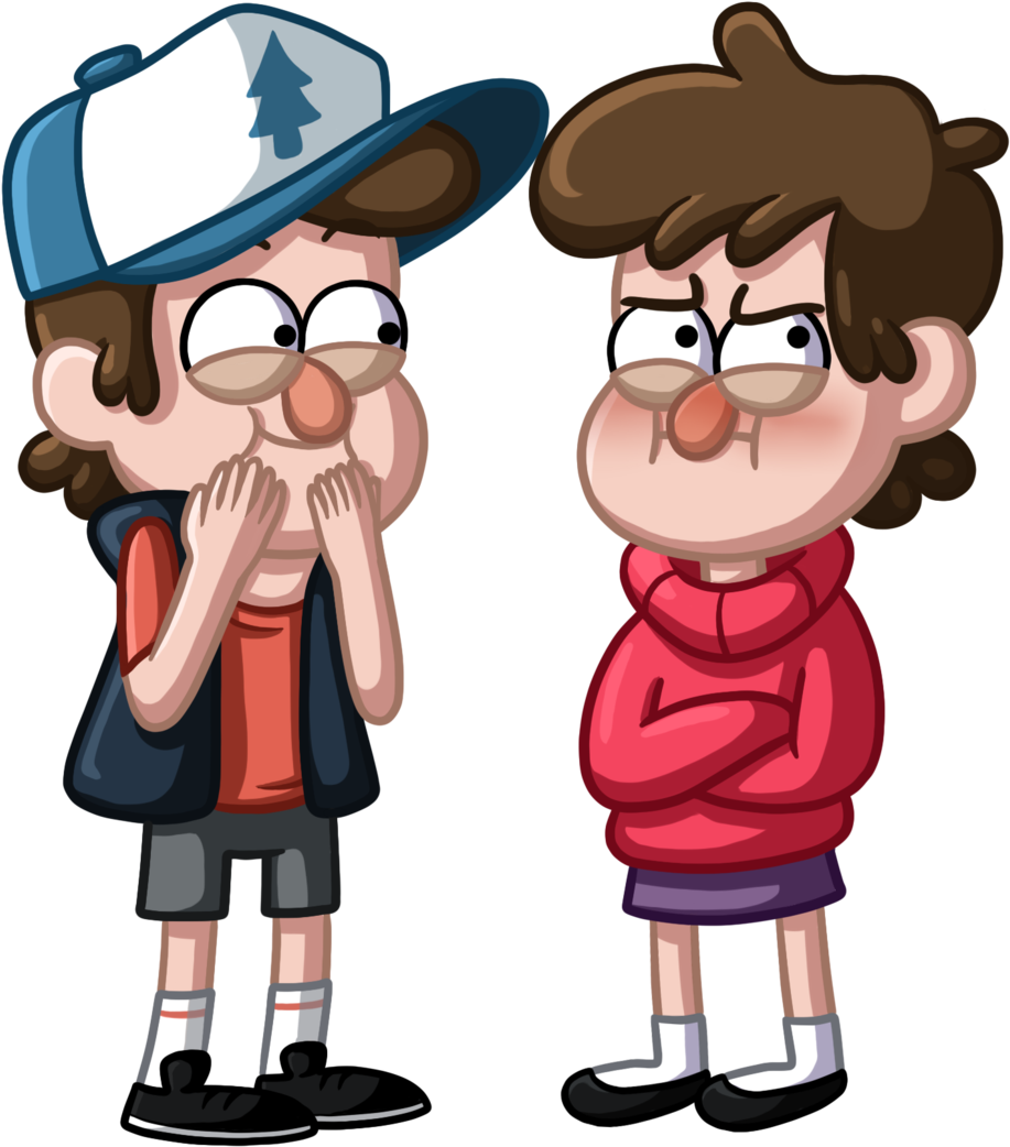 Dipper And Mabel Stanley And Stanford (1024x1071)