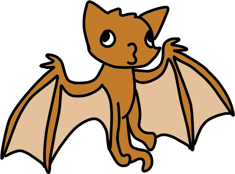 Derpy Brown Bat Adopt Closed By Madesentheraccoon - Derpy Bat (800x600)