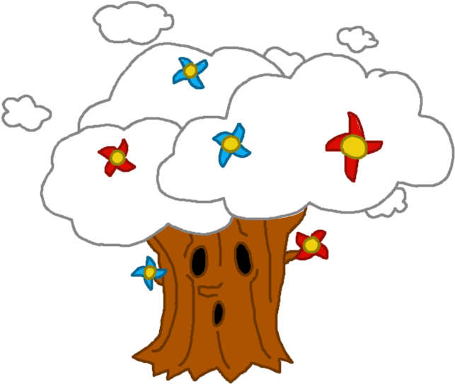 Whirly Woods, Sandoola - Fantendo Whispy Woods (681x553)