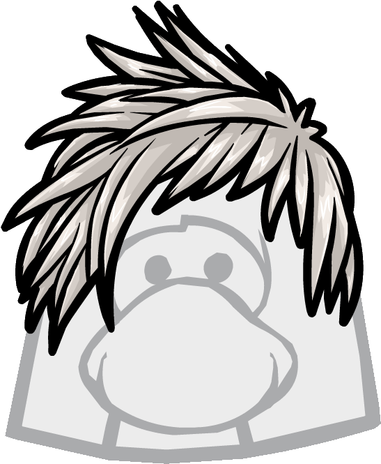 The Snow Drift Clothing Icon Id 1387 - Club Penguin Hair (557x667)