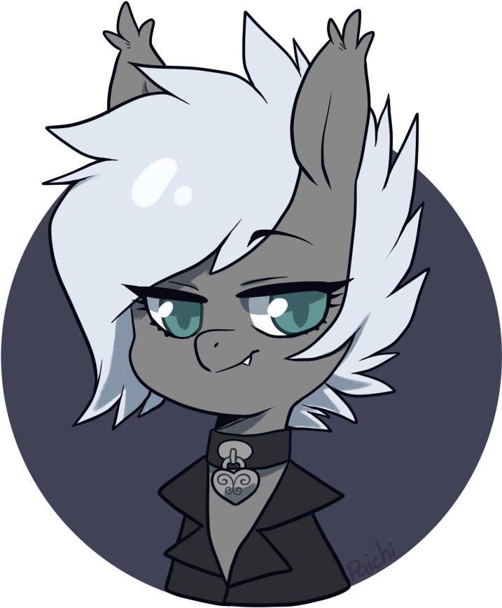 Paichitaron, Bat Pony, Clothes, Collar, Cute, Female, - Zarządzanie Kryzysowe (751x890)