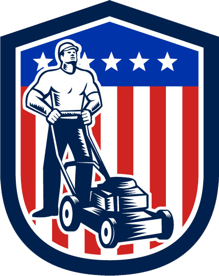 All American Lawn Care - American Flag Lawn Care (429x540)