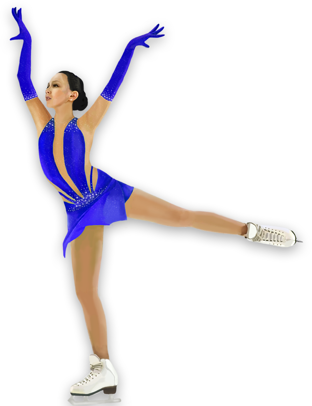 Фигурное Катание - Figure Skating Spins (1280x1645)