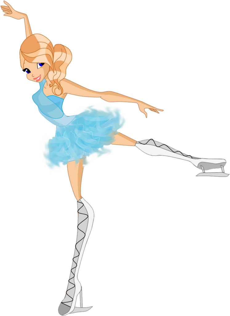 Allynne Ice Skating By Jaydenberry - Ice Skating Drawing Base (758x1055)