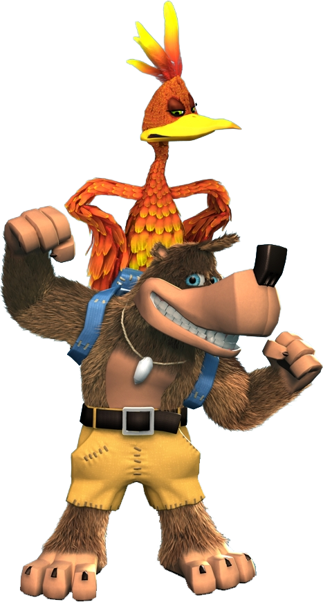 ไฟล์กราฟิก Png - Banjo Kazooie Nuts And Bolts Banjo (467x868)