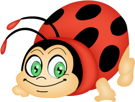 Bug Clip Art Pin By Pavlenkolybov On Ð'ð¾ð¶ñœð¸ Ðºð¾ñ€ð¾ð²ðºð - Ladybird Cartoon Images Free (447x339)