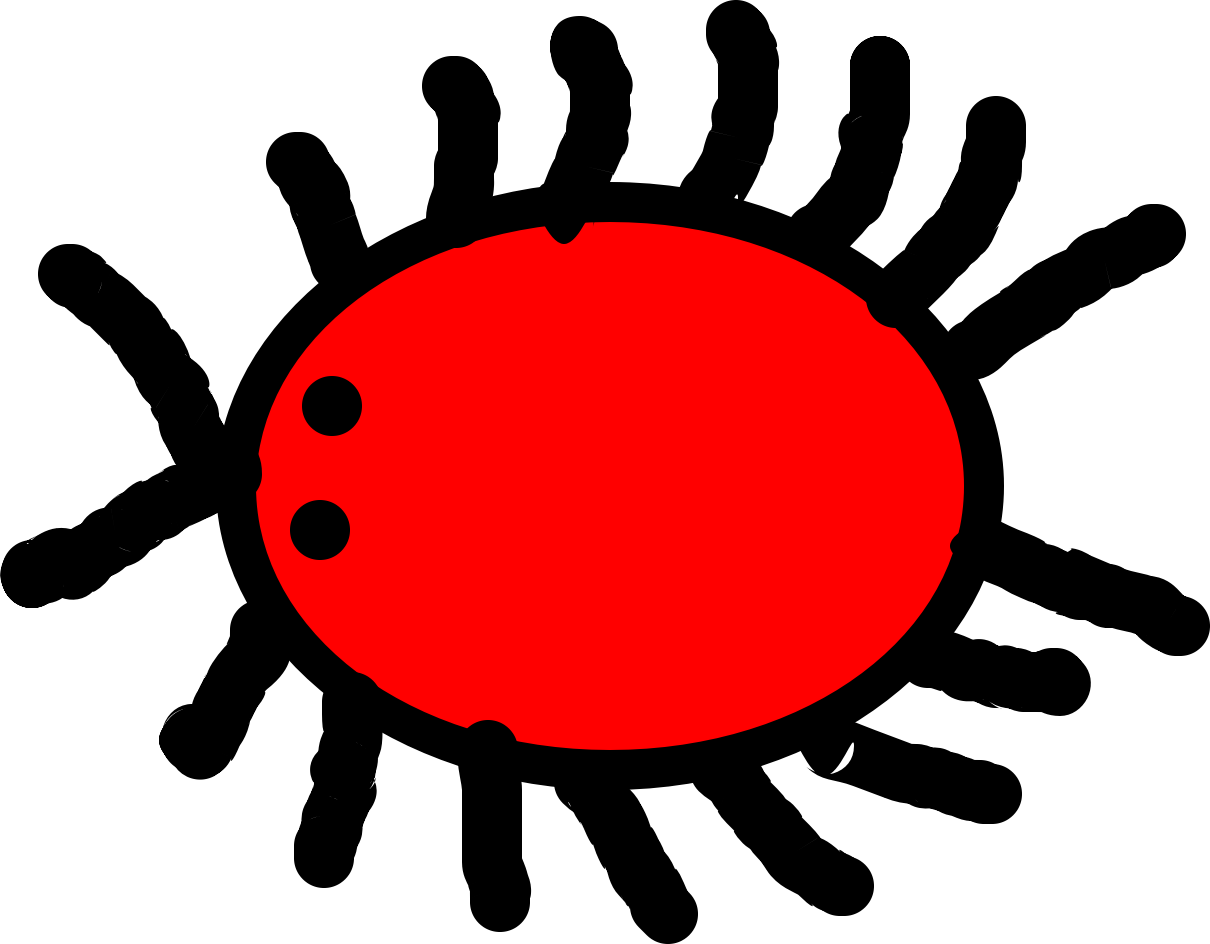 This Free Icons Png Design Of My Little 16 Leg Insect - This Free Icons Png Design Of My Little 16 Leg Insect (1210x944)