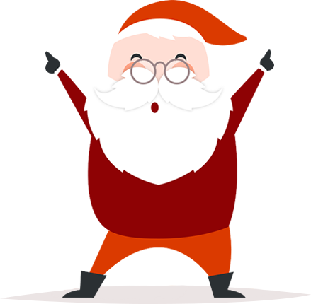 Santa - Christmas Day (439x430)