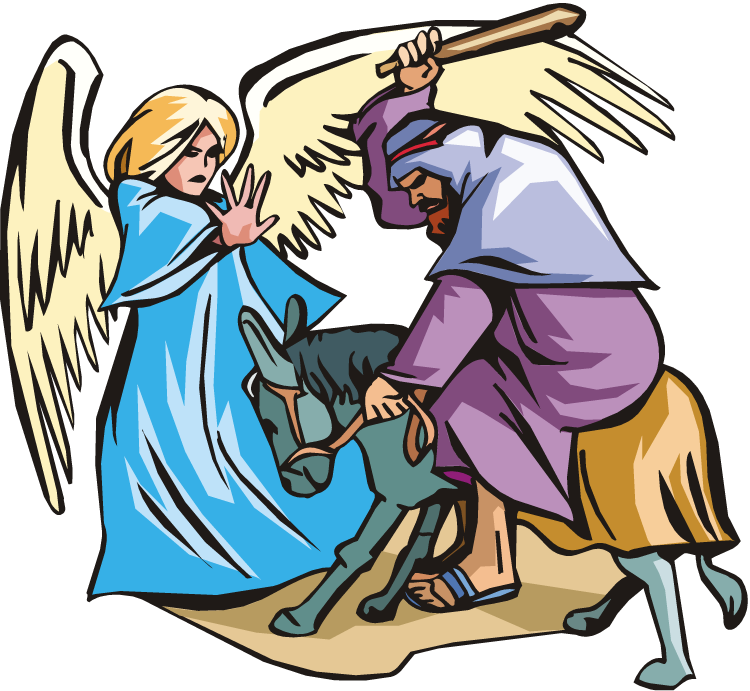 Balaam Was Willful, Greedy, Arrogant, Rebellious And - Balaam And The Donkey (750x691)