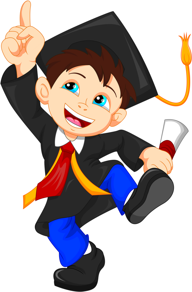 Graduation Kids Cartoon (704x1024)