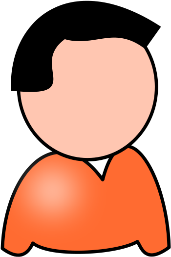 Vector Graphics Of Pink Guy Avatar - Vector Graphics (566x800)