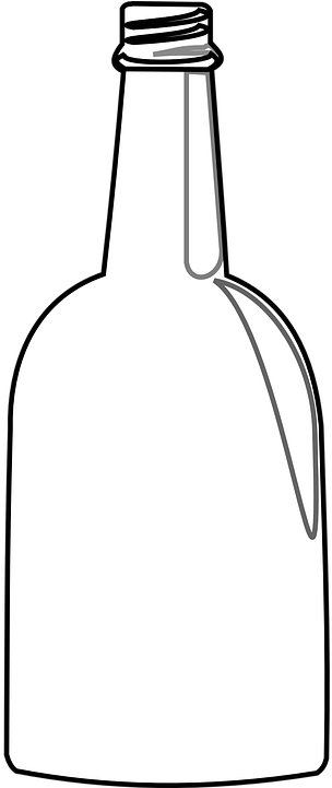 Lamp Outline 26, Buy Clip Art - Large Whiskey Bottle Outline (360x720)