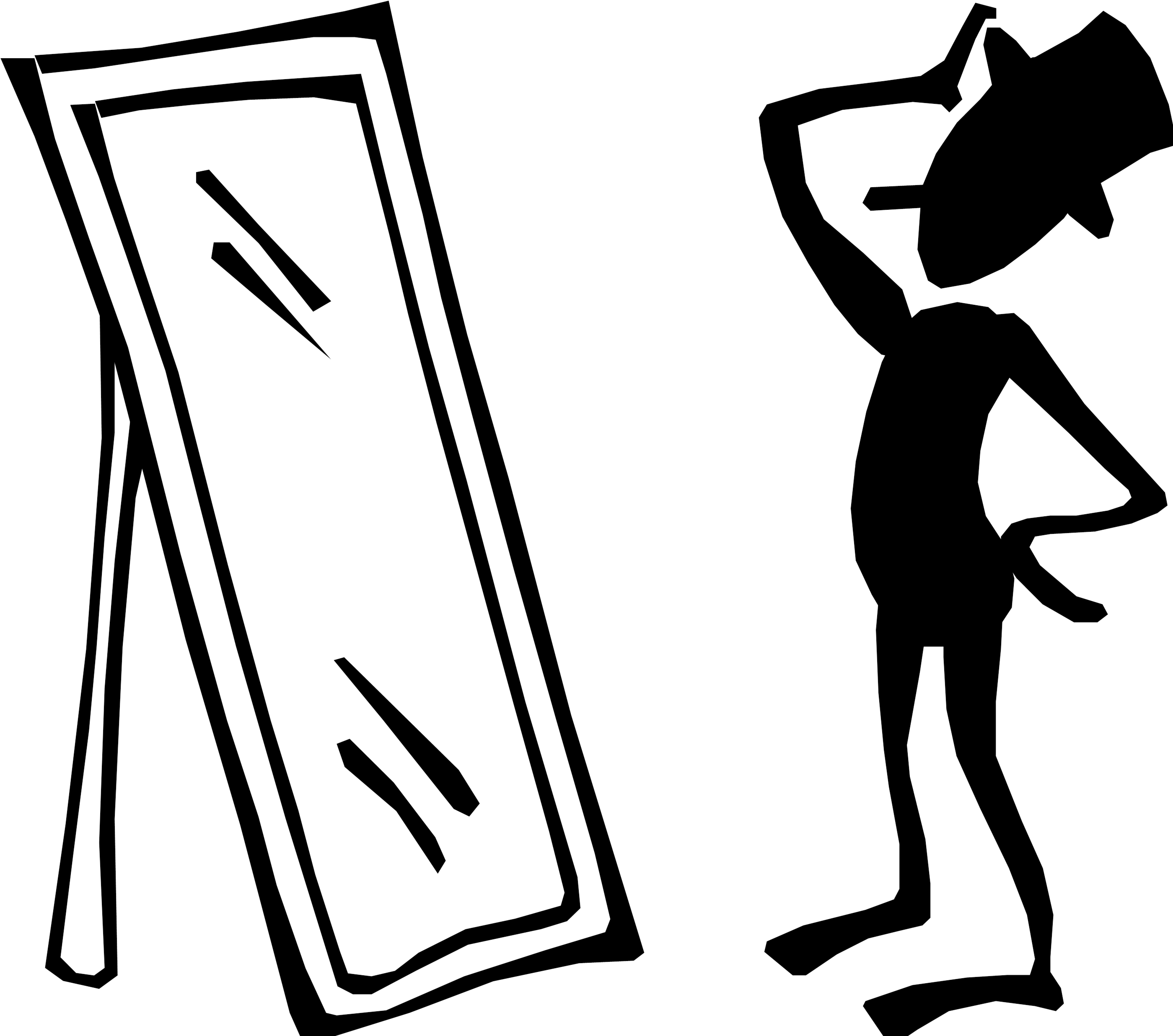 Man - Looking In Mirror Clipart - (2799x2474) Png Clipart Download, image size:2799x2474