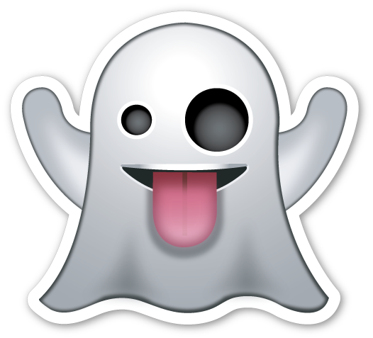 Ghost - Emoticones De Whatsapp Fantasma (526x477)